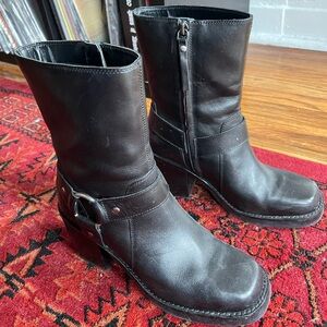 Harley-Davidson Black Leather Boots